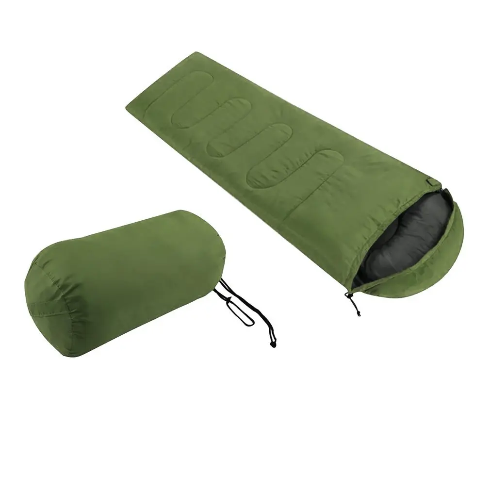 

Multifuntional Outdoor Thermal Sleeping Bag Envelope Hooded Travel Camping Keep Warm Water Resistant Sleeping Bags Lazy Bag