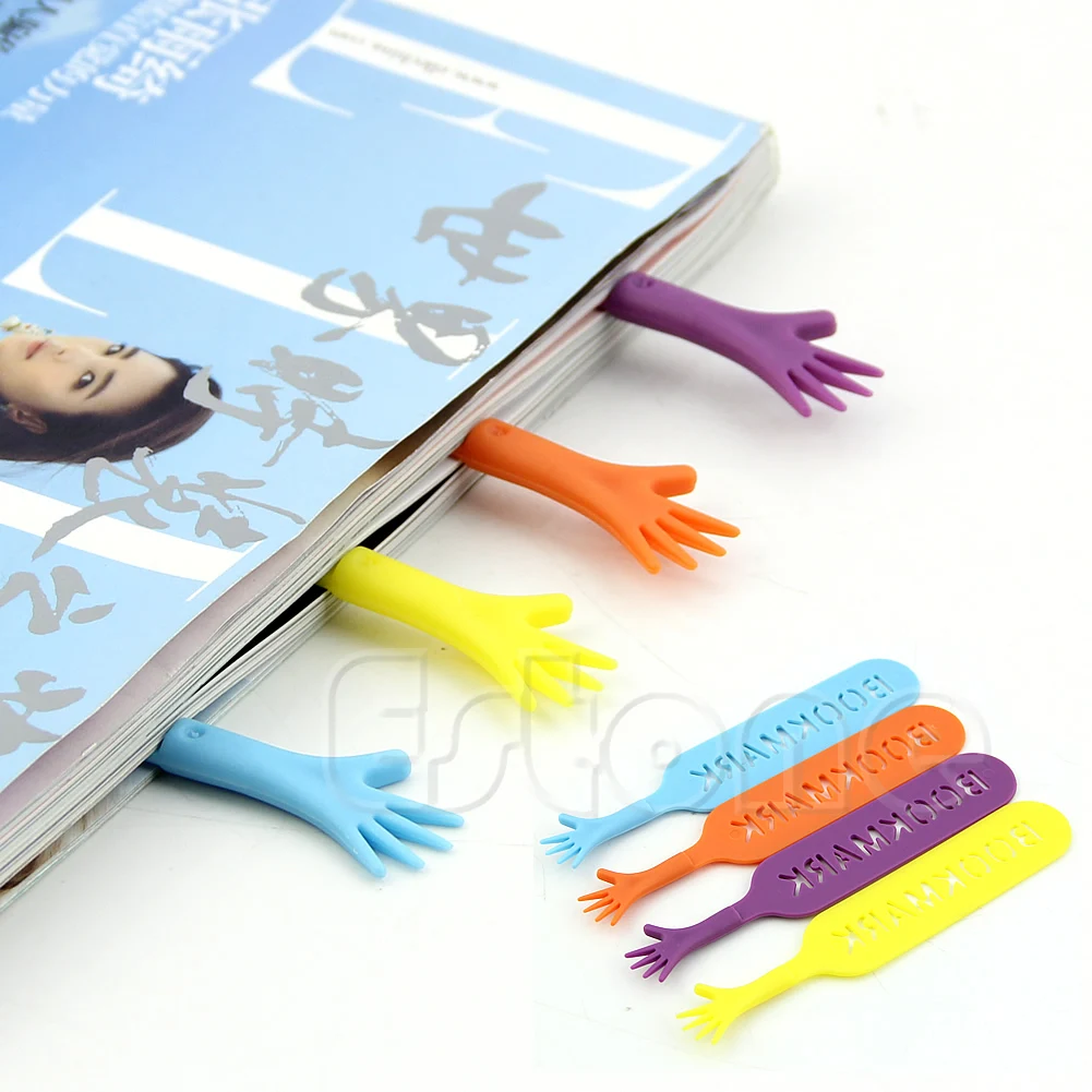 

4pcs Help Me Bookmarks Pad Note Memo Stationery Book Mark Novelty Funny Bookworm