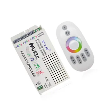 

2.4G RF music controller RF wireless semi-touch RF remote control seven-color light bar music sound control controller