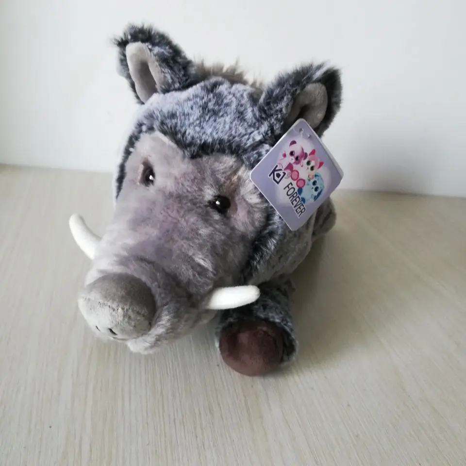 lovely lying Wild pig boar plush toy about 30cm soft doll toy Christmas gift e0679
