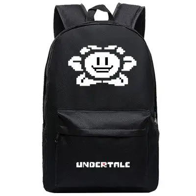 Горячая игра Undertale Frisk Sans Печать мальчик девочка рюкзак холст унисекс сумки на плечо Undertale школьные сумки Rugzak рюкзак для ноутбука - Цвет: 5