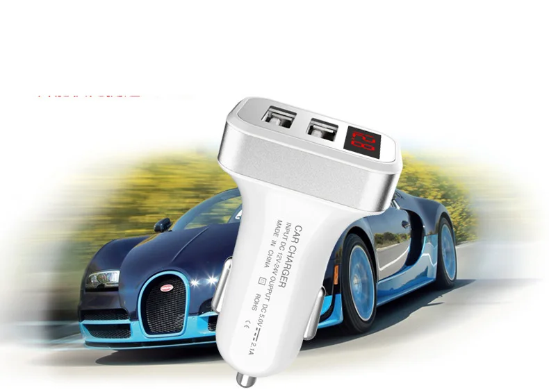 liu автомобильное зарядное устройство Смарт USB Автомобильное зарядное устройство автомобильное зарядное устройство для мобильного телефона многофункциональное цифровое автомобильное зарядное устройство