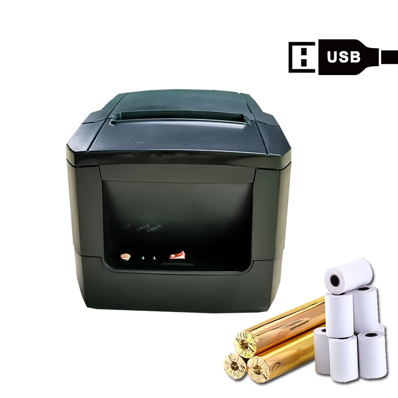 

Thermal receipt printer 80mm portable USB 3 inch Desktop Printer 250mm/s Print Speed with ESC/POS cash register receipt papers