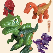 Figuras de animales salvajes realistas para niños, juguete educativo de aprendizaje de plástico, 4 piezas