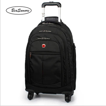 

BeaSumore Multifunction Shoulders Travel Bag 20 inch Large Capacity Backpack Men Business Laptop bag Suitcases Wheel