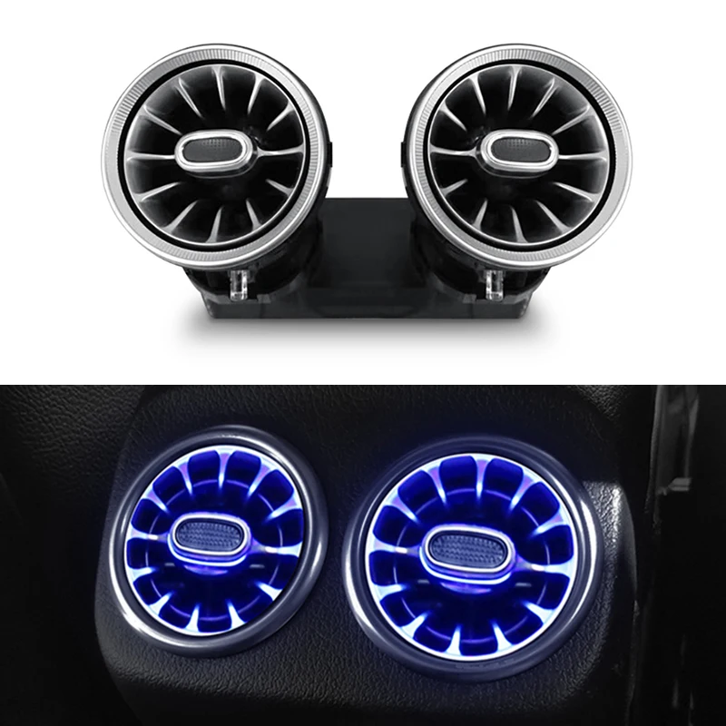 

Rear air conditioning vent LED turbine ambient light For Mercedes Benz C /E/ GLC class w205 w213 x253 LED atmosphere light