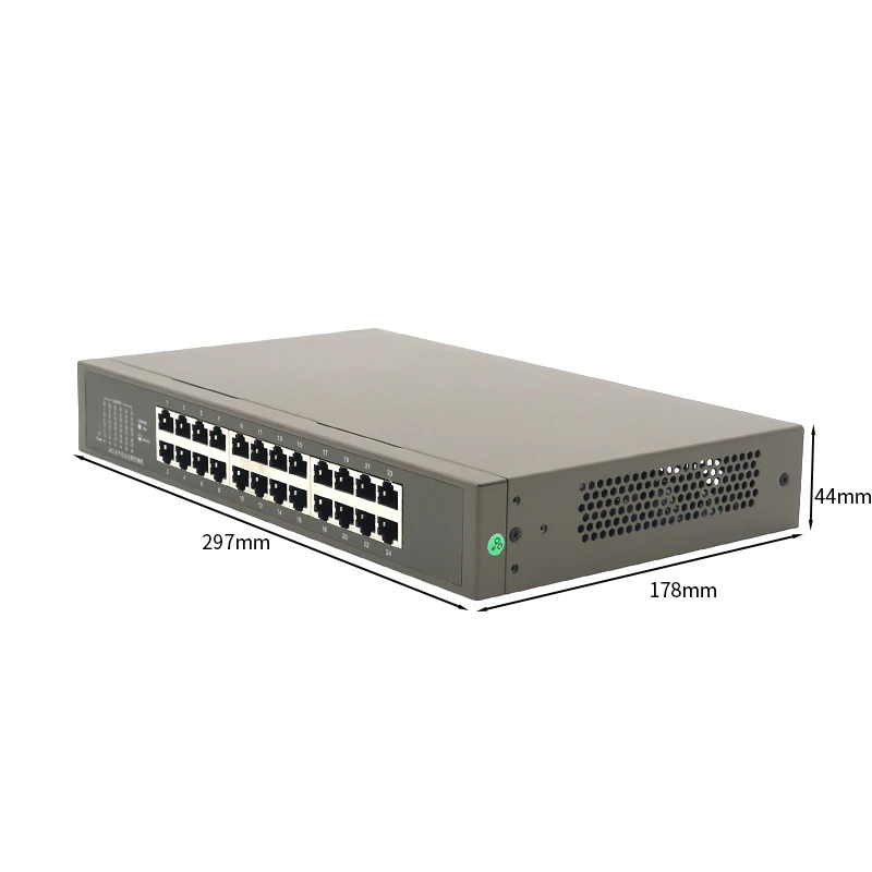 FSD GLG1024D 24 порта гигабитный Ethernet коммутатор 10/100/1000Mpbs сетевой авто MDI/MDIX|Сетевые - Фото №1
