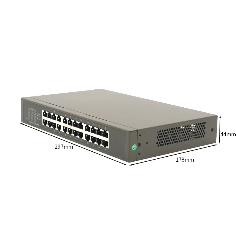 FSD GLG1024D 24 порта гигабитный Ethernet коммутатор 10/100/1000Mpbs сетевой авто MDI/MDIX|Сетевые