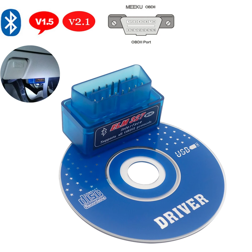 OBD V1.5 OBD2 V2.1 сканер для Jaguar F Type XFR XJS XK XF XJ Torque ELM327 OBDII Bluetooth автомобильный