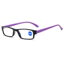 Iboode 2020 nowe blokujące niebieskie światło okulary do czytania mężczyźni kobiety Ultralight mała ramka okulary Presbyopic lupa okulary Unisex tanie tanio Przezroczysty CN (pochodzenie) Lustro Z poliwęglanu Z tworzywa sztucznego