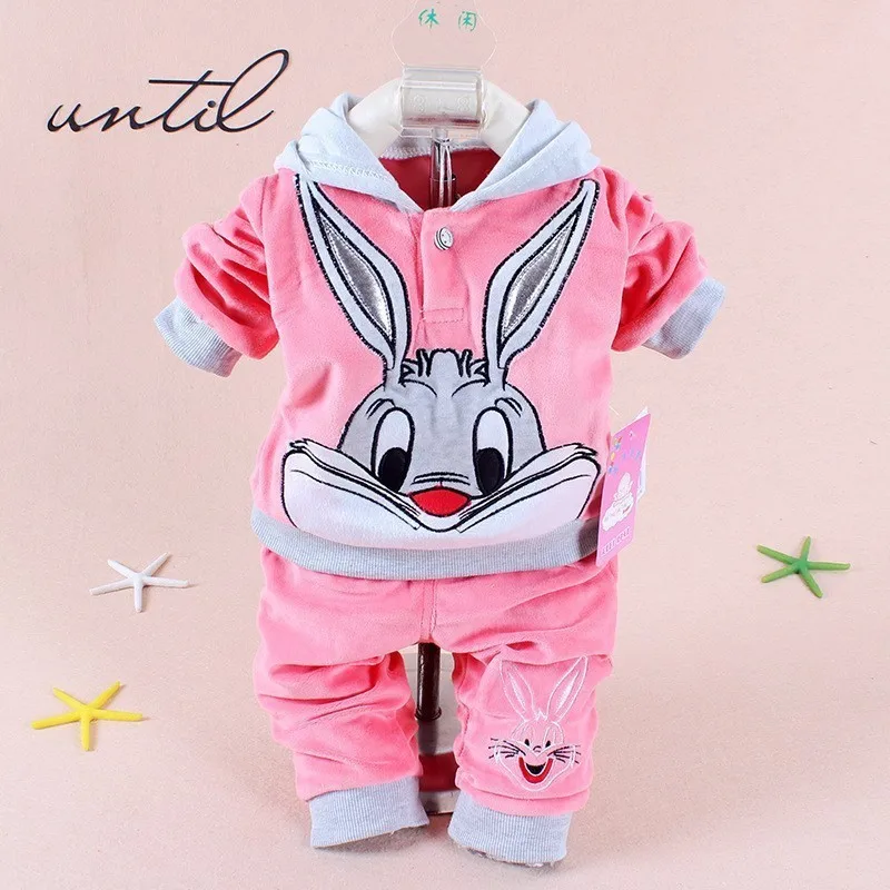 Детский Бархатный комплект одежды для новорожденных с капюшоном|infant clothes|christmas