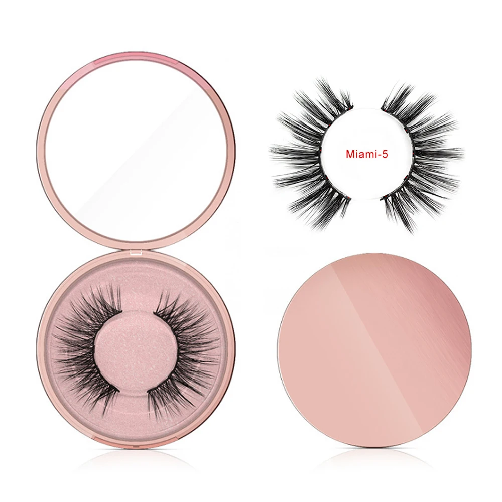 Магнитные Накладные ресницы с пинцетом набор Длинные натуральный норковый