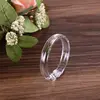12 Pieces/Set Durable Shower Curtain Ring Transparent Round Acrylic Curtain Hook 2