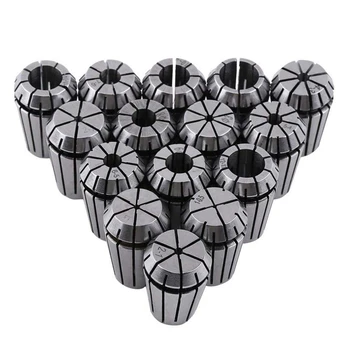 

15Pcs Er20 Spring Collet Set For Cnc Workholding Engraving Machine And Milling Lathe Tool 1-13Mm