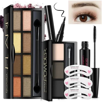 

woman 7Pcs\Lot BIOAQUA Eye Makeup Set Eye shadow And Powder And Pen