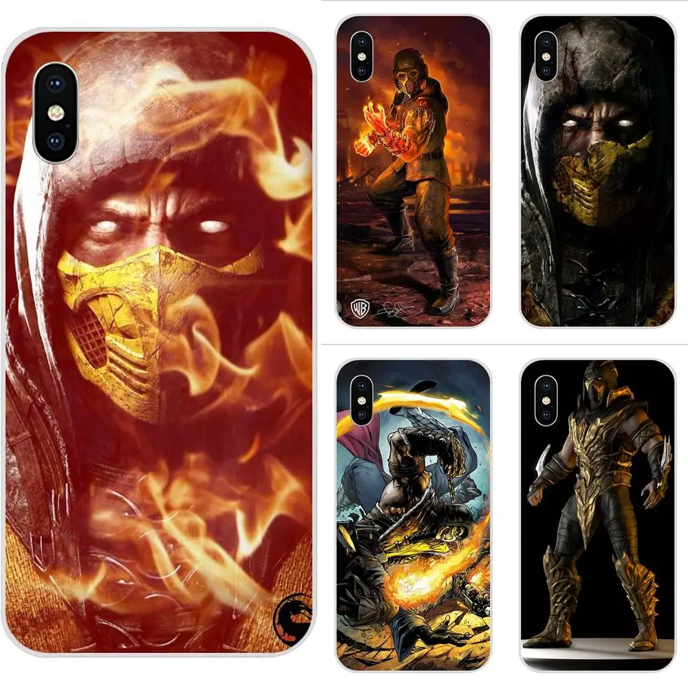 Чехол для телефона из ТПУ Scorpion In Mortal Kombat X Huawei P7 P8 P9 P10 P20 P30 Lite Mini Plus Pro Y9 Prime P Smart Z 2018