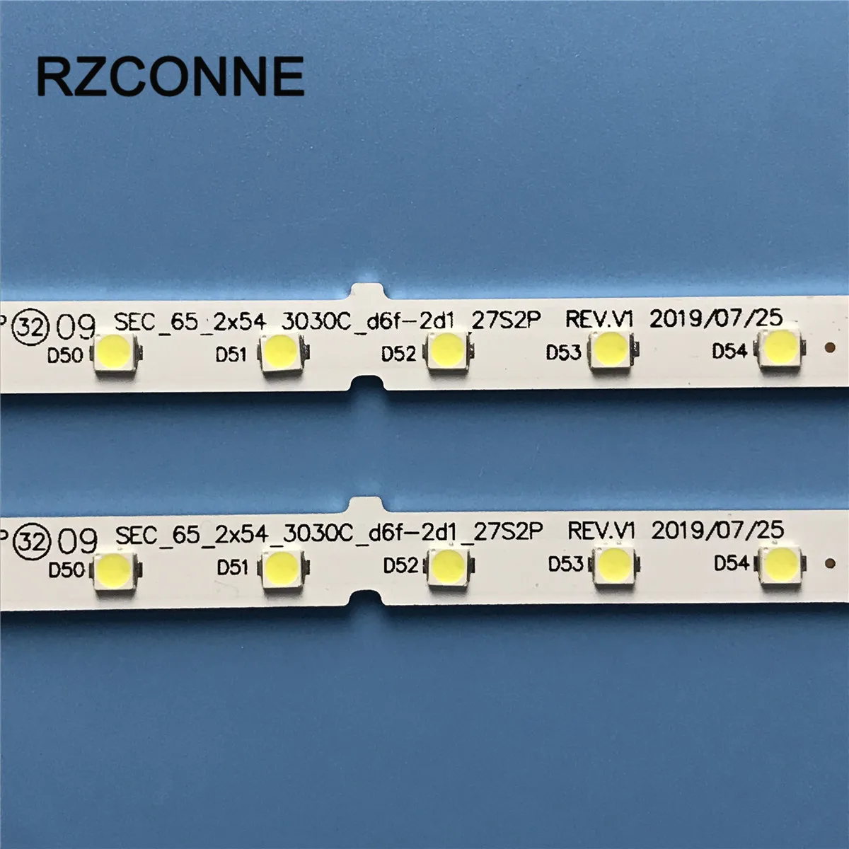 LED Ʈ Ʈ, SEC_65_2X54, 3030C_d6f_2D1, 27S2P REV.V1 BN96-44814A, UN65MU6290VXZA CY-NM065HGXV1H, 54  LED