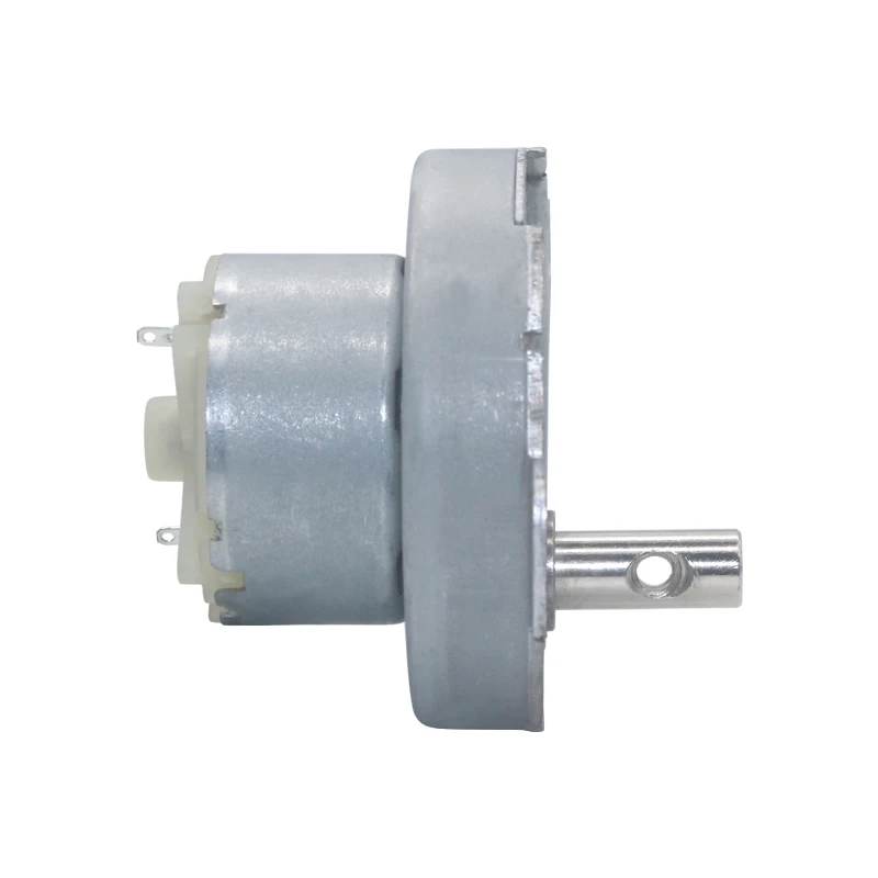 DC3V 5V 6V 12V 24V JS-50T POM пластиковая коробка передач скорость мотор-редуктор вал горизонтального отверстия