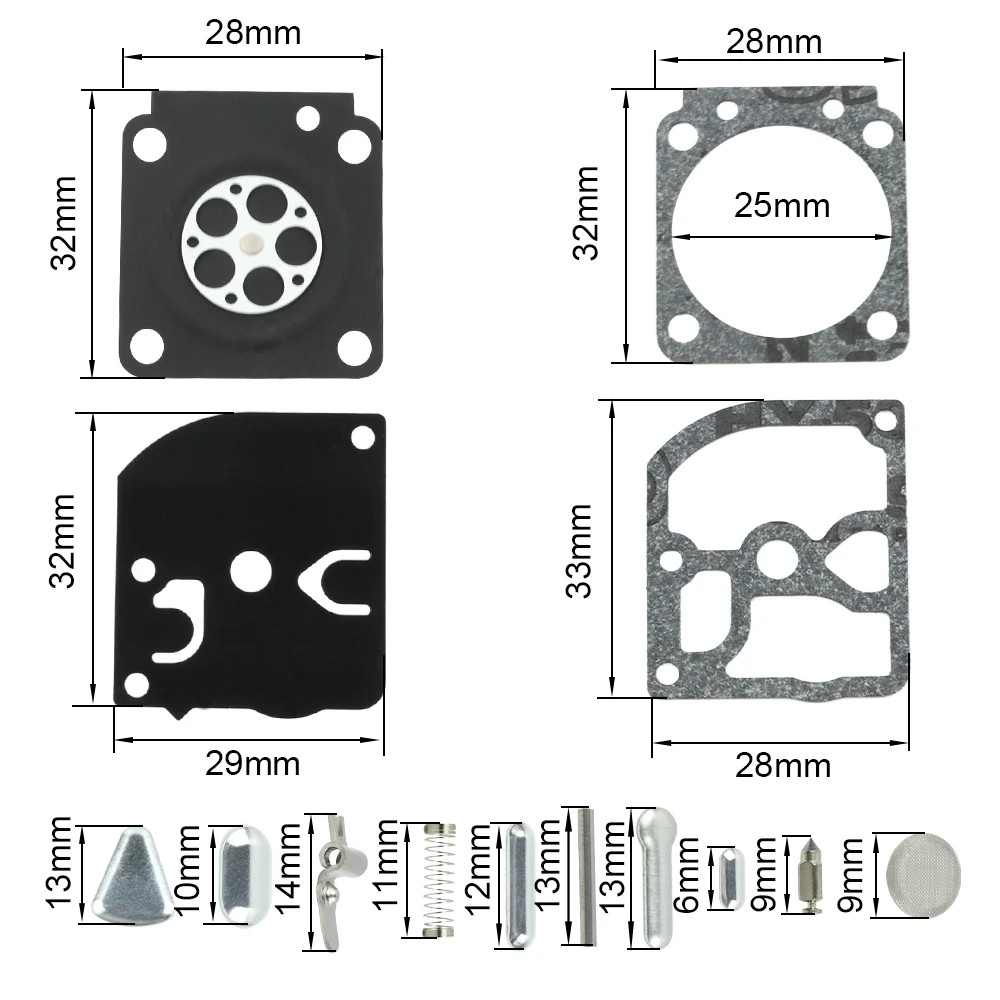 Membrane ZAMA RB40 (GND28) pour Stihl FS55-FS85-FS108-FS300-FS400