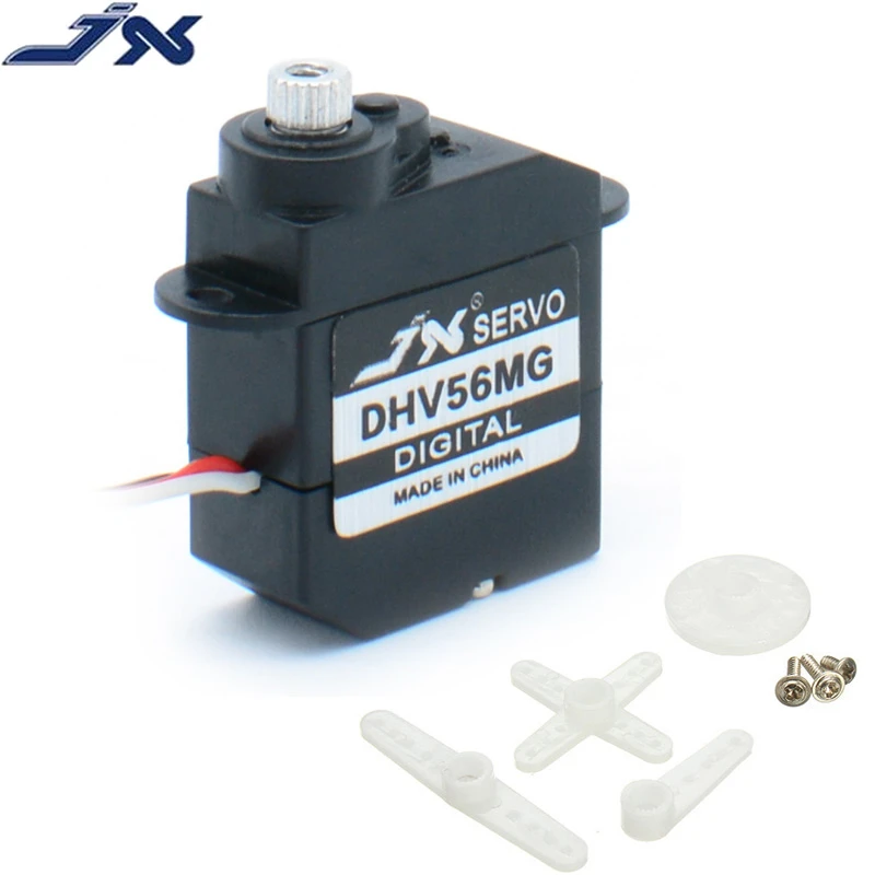 JX Servo DHV56MG 5,6g DS Digitale Kernlosen MG Metall Getriebe HV Servo 1,2 kg 0,10 sec Für RC