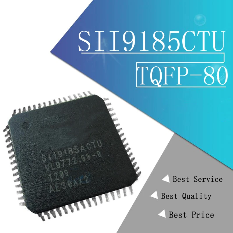 1pcs/lot SII9185CTU SIL9185CTU SII9185 SIL9185 TQFP-80 | Электронные компоненты и принадлежности