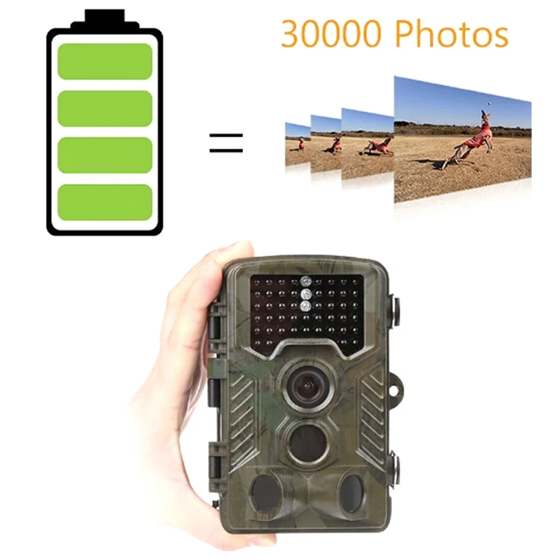  HC800A 16MP 1080P HD Video Hunting Camera Night Vision 42 LEDs IR Trail Cam Trap