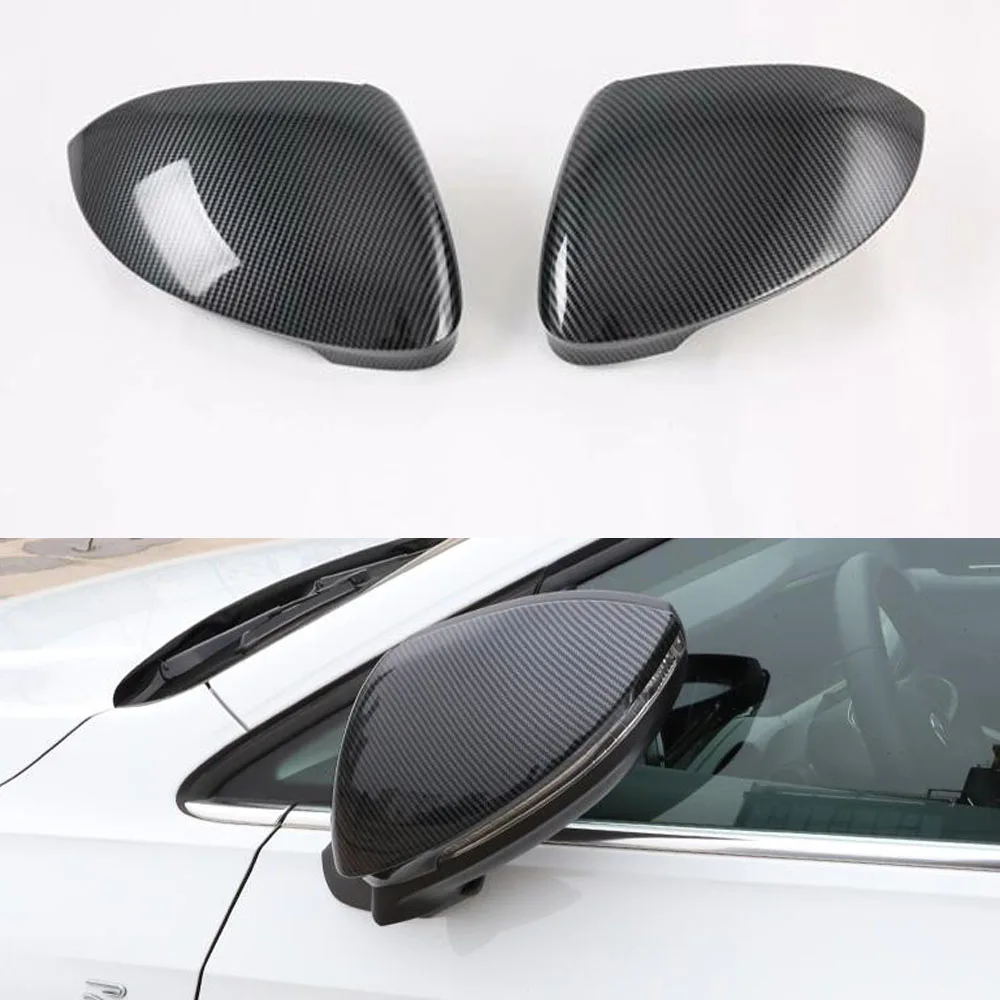 

Для Volkswagen Golf 8 2021 накладка на зеркало заднего вида автомобиля стиль внешней Авто прессформы 2 шт.