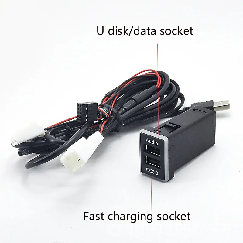  LED USB  , Ÿ ķ ڷѶ  ũ 200  150 ̷ CHR RAV4 ߸  ׼, QC3.0