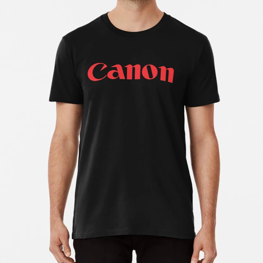 Camiseta Canon para fotografía de cámara Canon marca Canon Marchandise Longsleve cámara Digital|Camisetas| - AliExpress