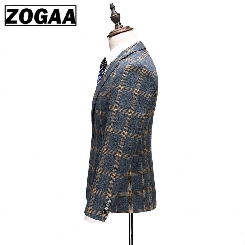 Fashion Plaid Designs Lapel Men Suit Tailor Made Groom Tuxedos Wedding 3 Piece Suits Best Man Blazer (Jacket+Pants+Vest) Custom