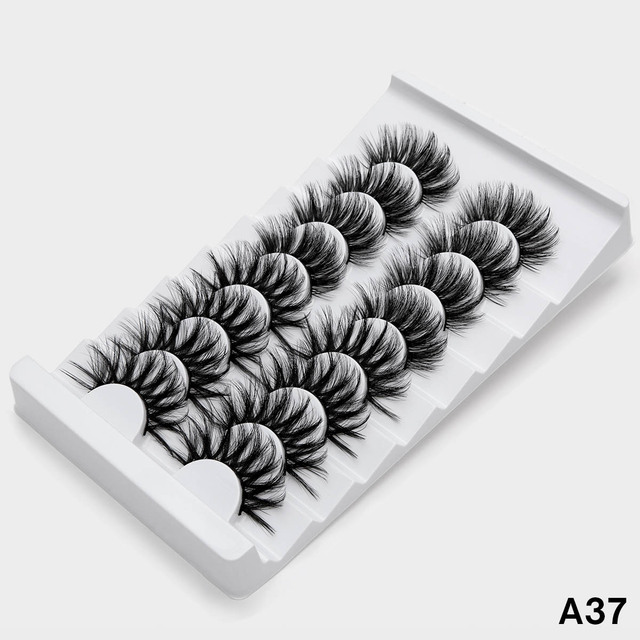 3D Faux Mink Lashes Natural False Eyelashes Dramatic Volume Fake Lashes Makeup Eyelash Extension Silk Eyelashes
