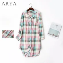 ARYA, зимние женские пижамы большого размера, пижамы с длинным рукавом, хлопок, фланель, Женская домашняя одежда