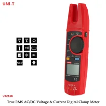 UNI-T UT256B Digital True RMS Fork Auto Multimeter 200A AC DC Current Clamp Meters NCV Tester Voltmeter Ohm Cap Auto Range More