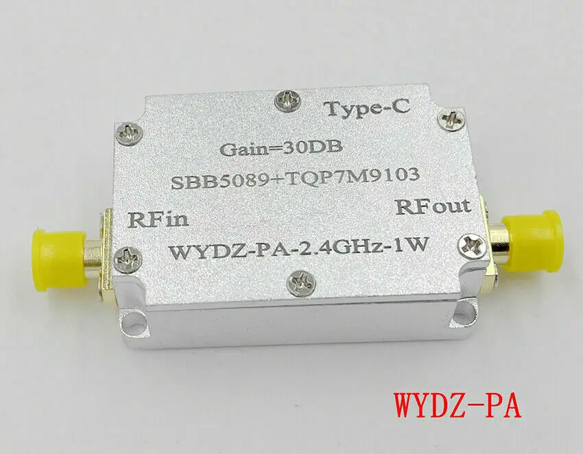 SBB5089+TQP7M9103 2.4GHz Microwave RF Power Amplifier Module 30DB w/ Cable 
