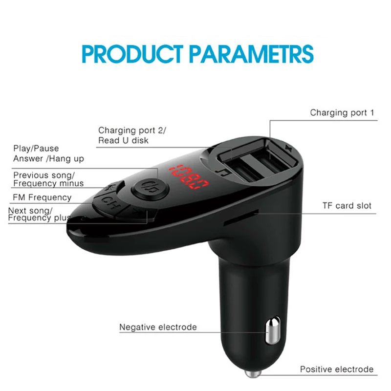 E0353 Bluetooth FM modulator (9)