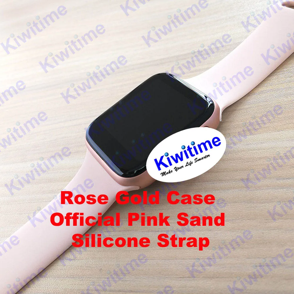 KIWITIME часы 5 IWO 12 Bluetooth Смарт часы 1:1 Смарт часы 40 мм 44 мм чехол для Apple iOS Android телефон сердечного ритма PK IWO 11 Pro - Цвет: RGold Pink
