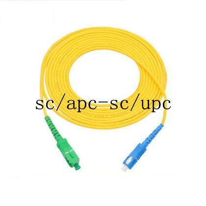 Upgrade Your Network: Single Mode Fiber Optic Jumper Cable, 3mm, 1m-40m Length, APC-LC-FC-ST to UPC-SC-LC-FCSC/APC-SC/APC-SM. Fast, Reliable Connectivity! Description Image.This Product Can Be Found With The Tag Names Fiber optic jumper cable apc, Fiber optic patch cable jumper, Patch cord fiber optic fc sc, Sm lc fiber optic jumper cable