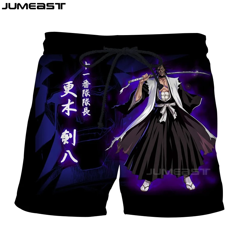 Jumeast Men Women 3D Cartoon Anime Bleach Oversized Streetwear Board Shorts Fashion Summer Beach Casual Sweatpants Short Pants 5