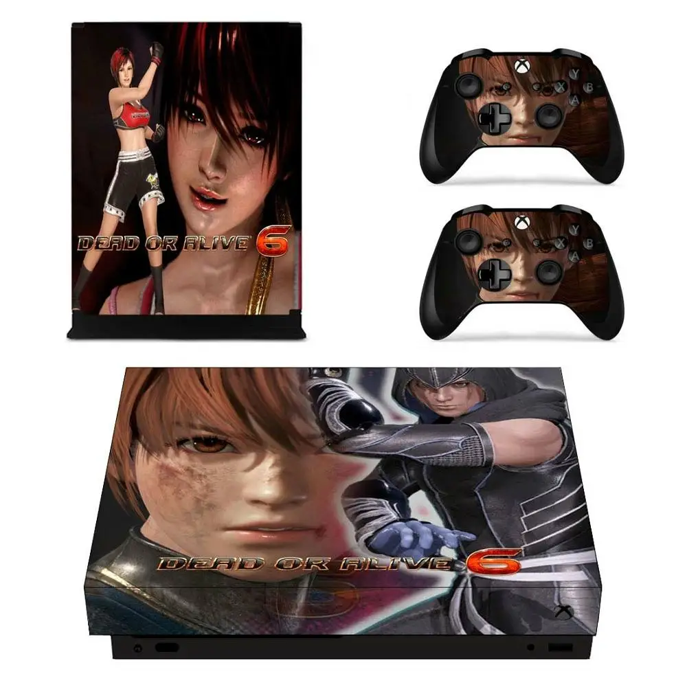 YSX1X2131 Dead or Alive 6 наклеек s для Xbox One X виниловое покрытие наклейки Стикеры для Xbox one X консоли пульта дистанционного управления скины - Цвет: YSX1X2131