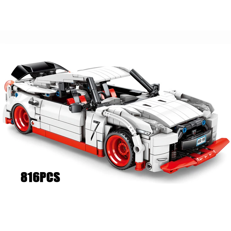 Конструктор nissan gtr техника быстрой скорости тяговый автомобиль Япония