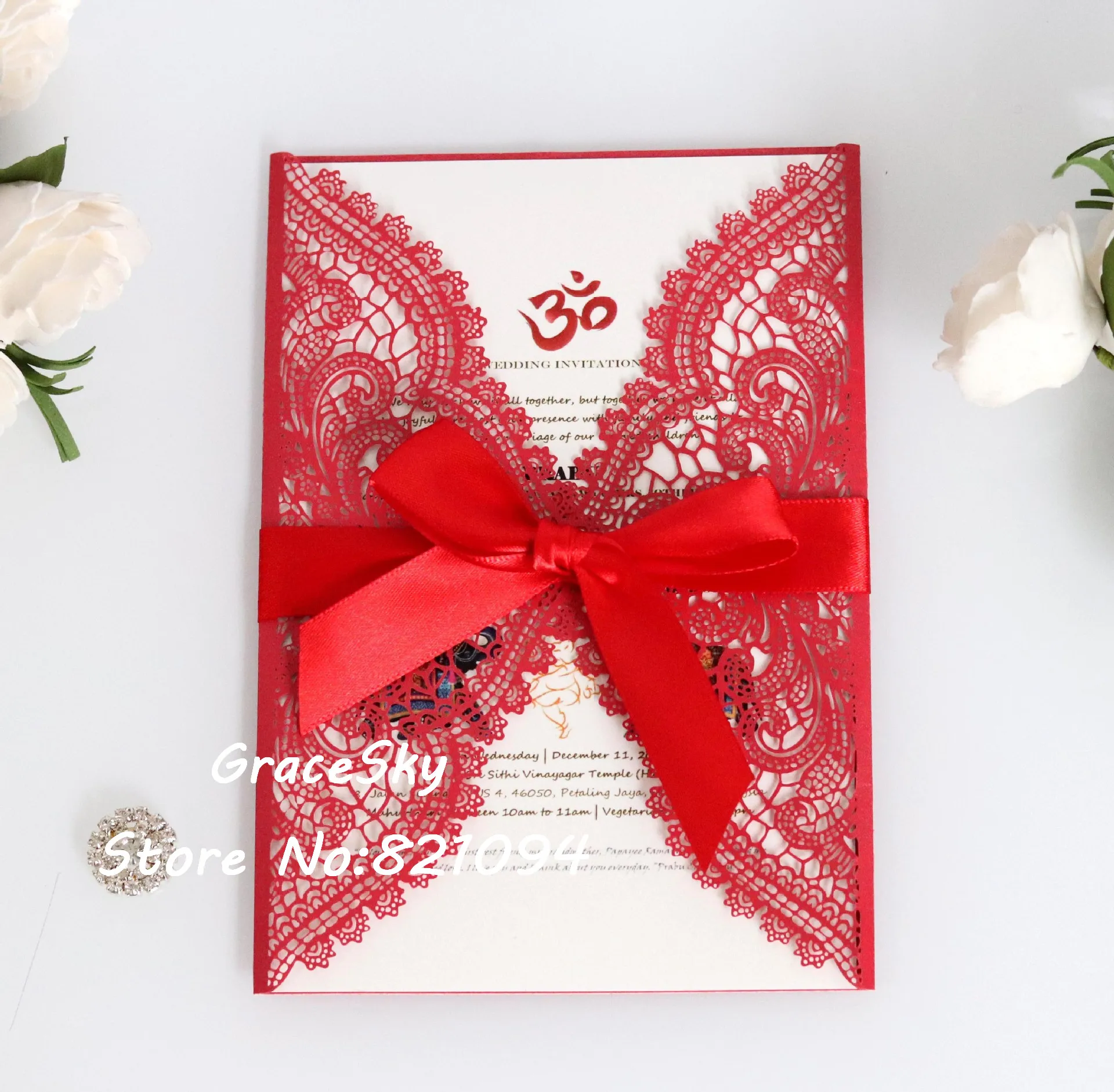 50pcs Laser Cut Birthday Wedding Invitations cards Flowers Lace design with  text customized RSVP invitaion cards|Cards & Invitations| - AliExpress