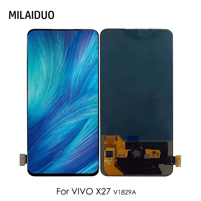 

TFT LCD For BBK Vivo X27 V1829T/A V1829A V1838A LCD Display 6.4" Touch Screen Digitizer Assembly Replacement Black No Frame
