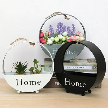 

Artificial Flower Hanging wall Planter Basket Flower Pot Living Room Artificial Flower Plant Storage Box