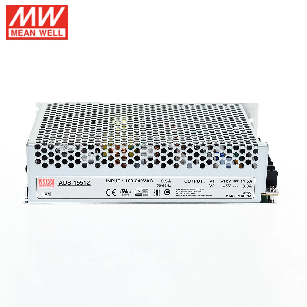 MEAN WELL ADS-15512 150 Вт импульсный источник питания 12 В 11.5A с 5 В 3A Converter конвертер