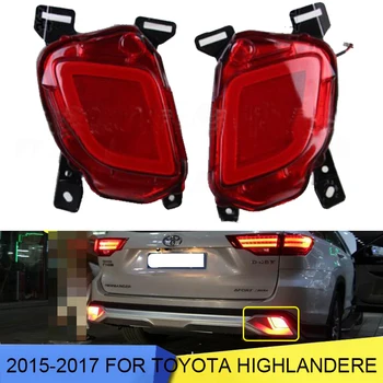 

2PCS For Toyota Highlander 2015 2016 2017 2018 Multi-functions LED Rear Bumper Light Fog Lamp Brake Light Turn Signal Light