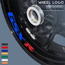 Motorfiets Wiel Stickers Decoratieve Decals Reflecterende Waterdicht Trend Frame Decals Voor Suzuki GSX R Gsxr Gsx R