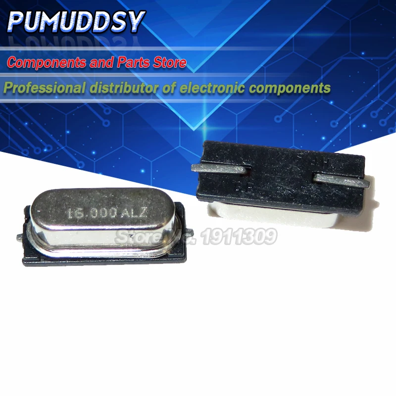 20 шт smd hc-49s 16 000 МГц HC49S м 20ppm 20pF SMD Кварцевый резонатор кристалл | Электронные