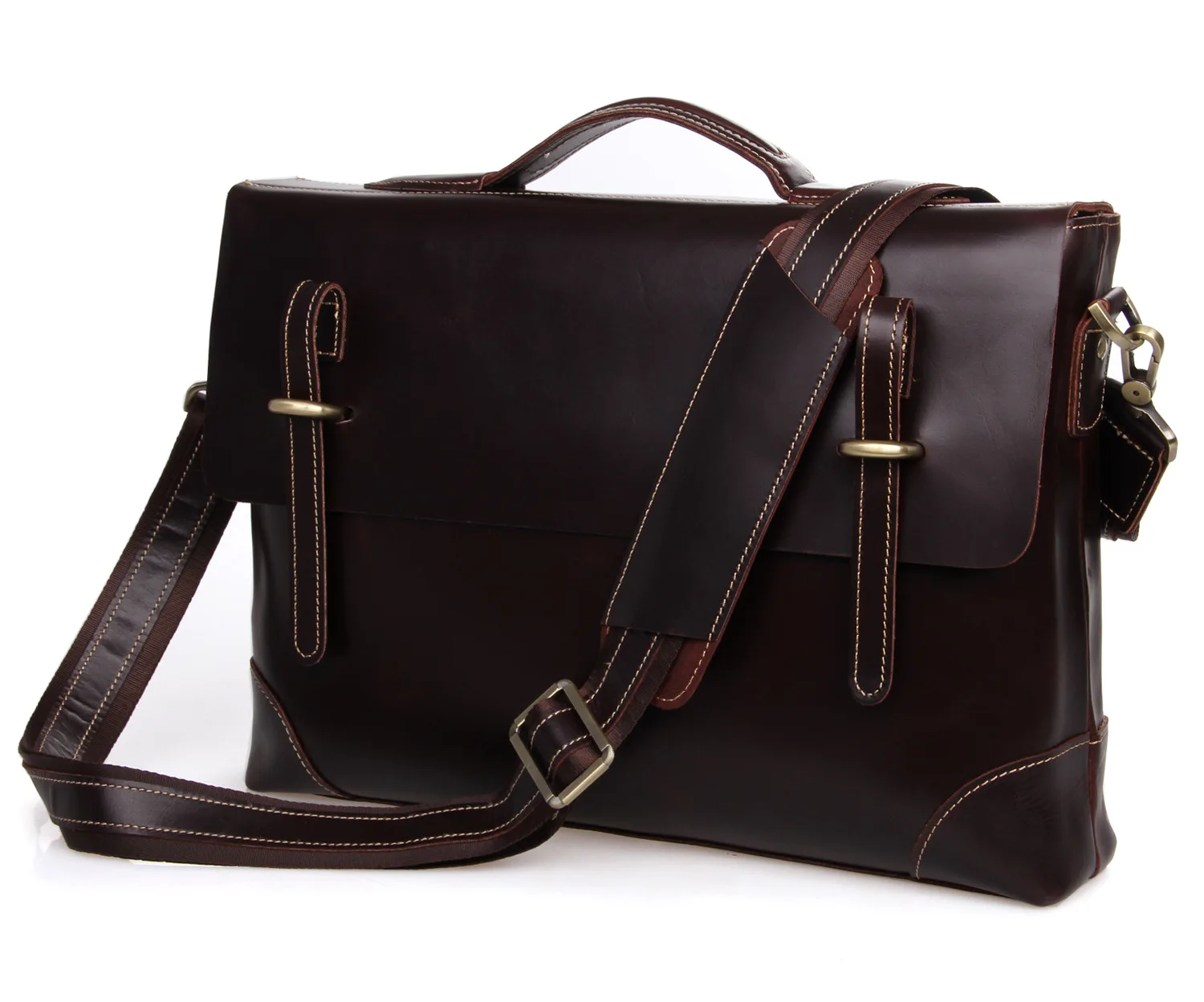 

Jiameida Source Manufacturers Direct Supply Genuine Leather Business Briefcase Simple Fashion Medium Men Really Bag Handbag