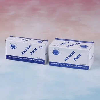 

50PCS Antiphlogosis Isopropyl Alcohol Swab Wipes Pads Piece Wipe Antiseptic Skin Cleaning Care First Aid