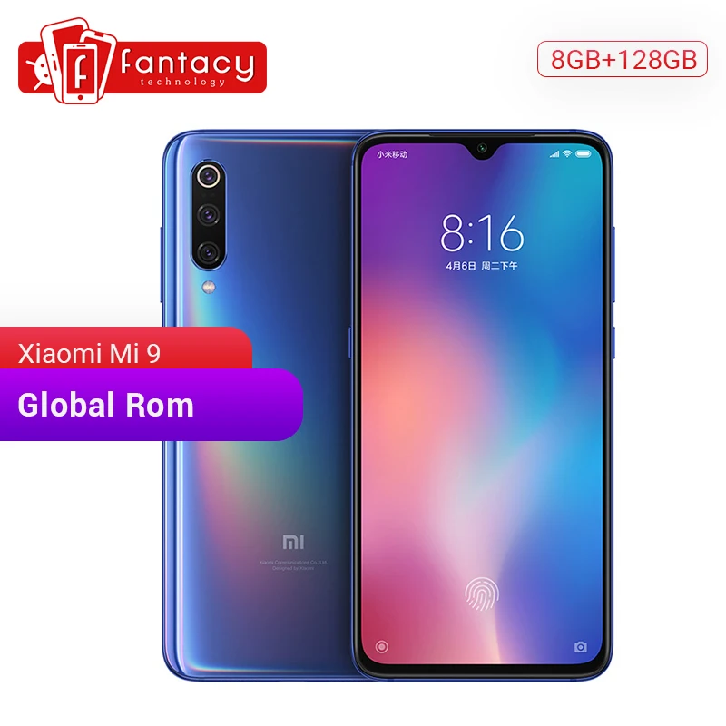 Дешево Глобальный Встроенная память Xiaomi mi 9 mi 9 8 ГБ 128 Snapdragon 855 Восьмиядерный мобильный телефон 6,39